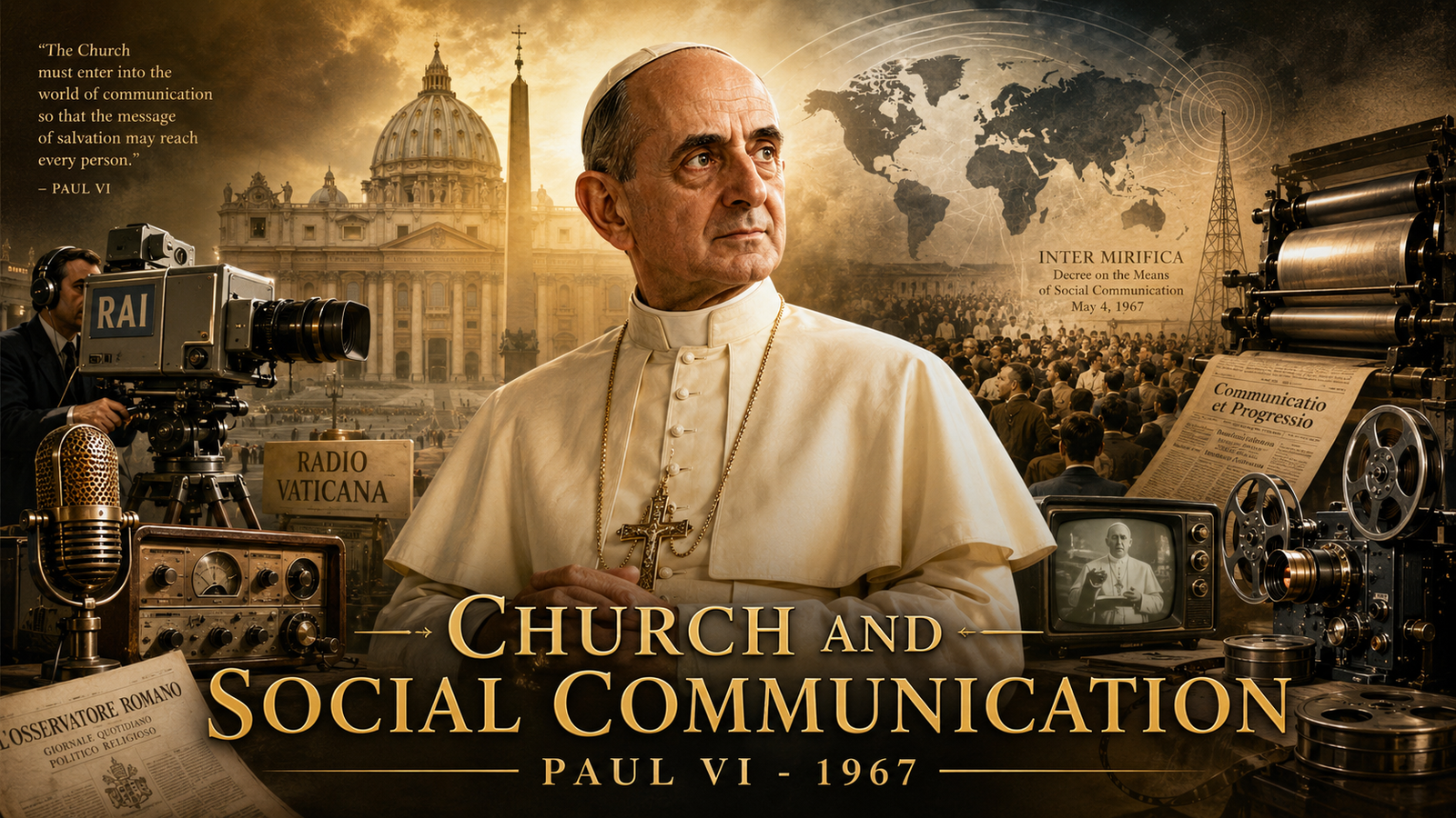 Church and Social Communication - Paul VI - 1967