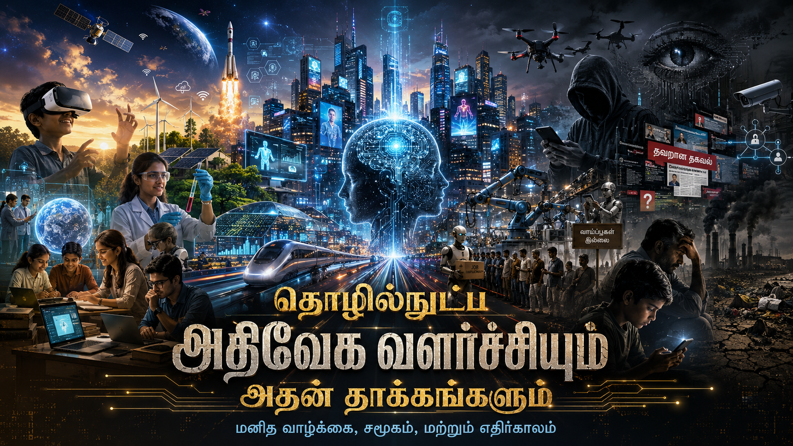 தொழில்நுட்ப அதிவேக வளர்ச்சியும் அதன் தாக்கங்களும்
